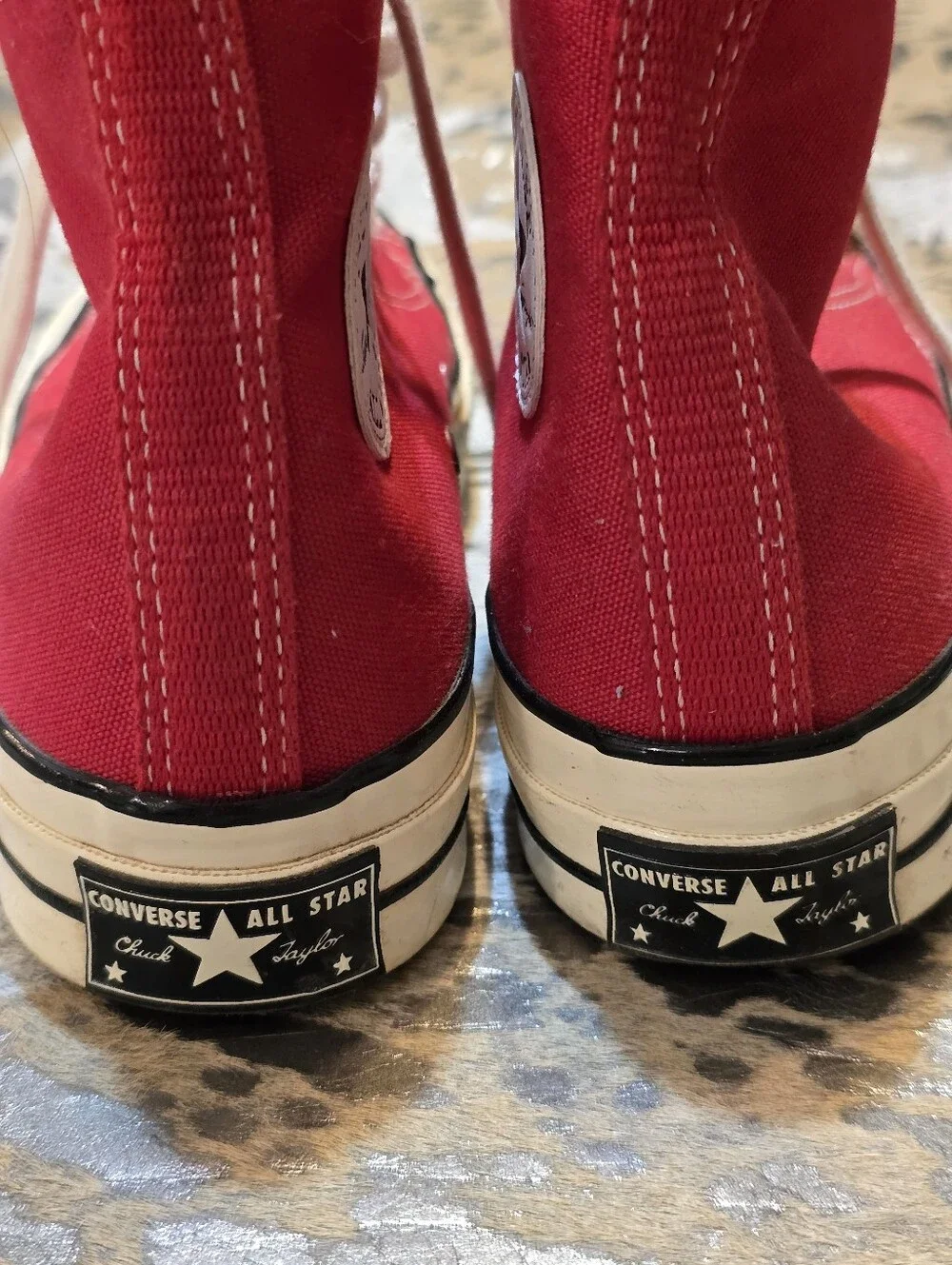 Converse Chuck Taylor All Star High Top Sneakers - Red - Picture 4 of 10